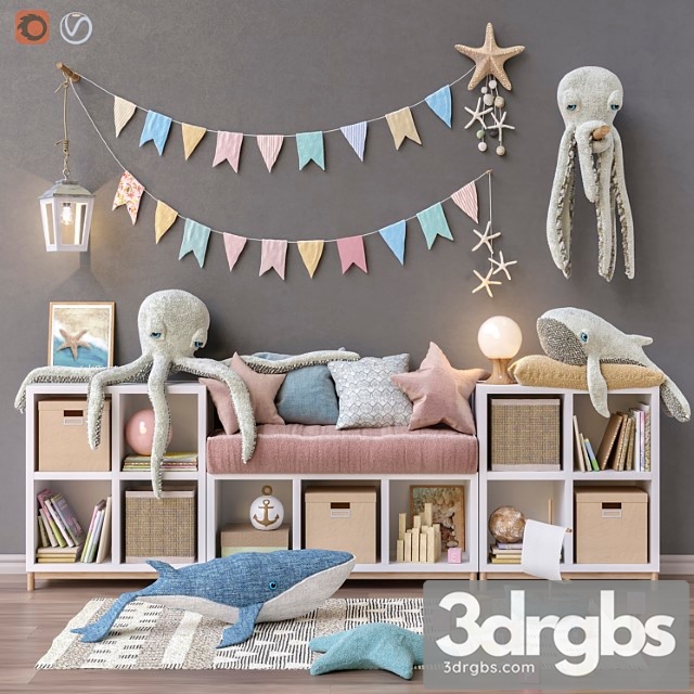 Toys and Furniture Set 26 3dsmax Download - thumbnail 1