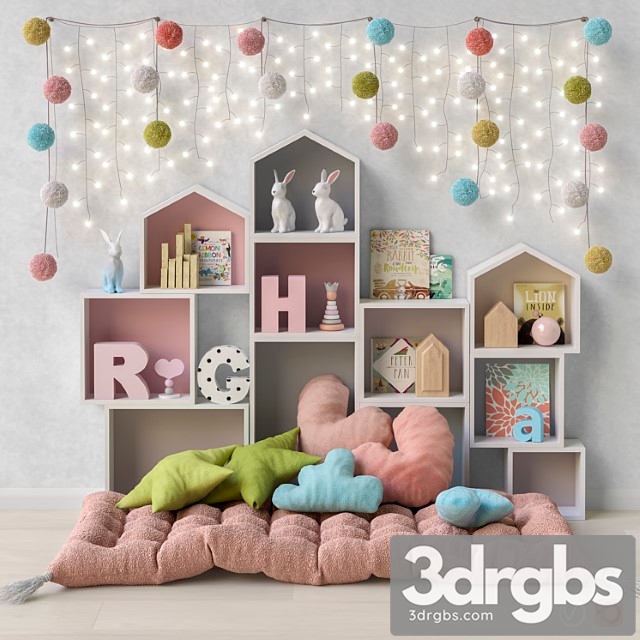 Toys And Furniture Set 41 3dsmax Download - thumbnail 1