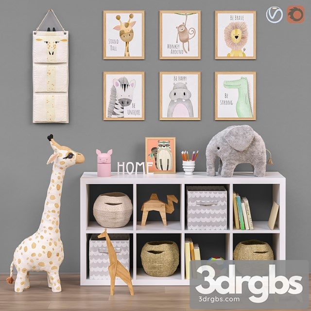 Toys And Furniture Set 47 3dsmax Download - thumbnail 1