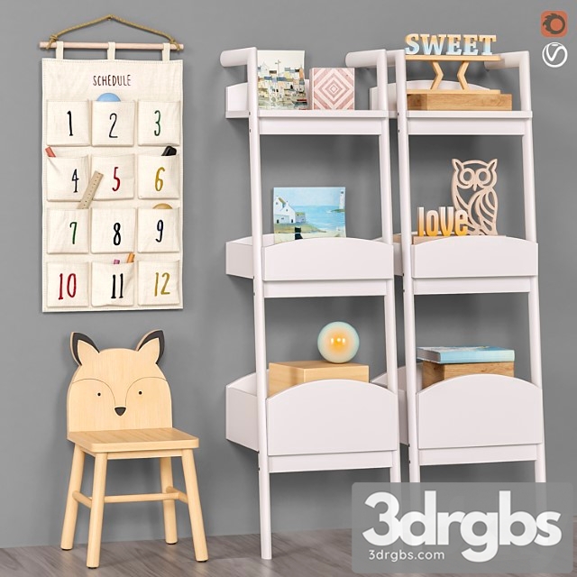 Toys and furniture set 52 3dsmax Download - thumbnail 1