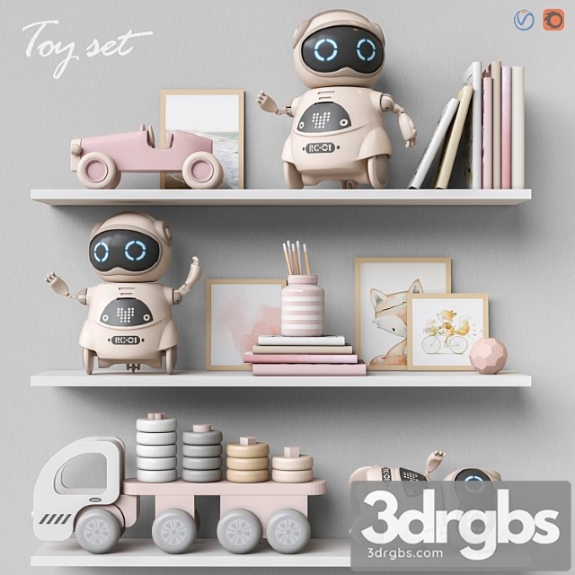 Toys and Furniture Set 61 3dsmax Download - thumbnail 1