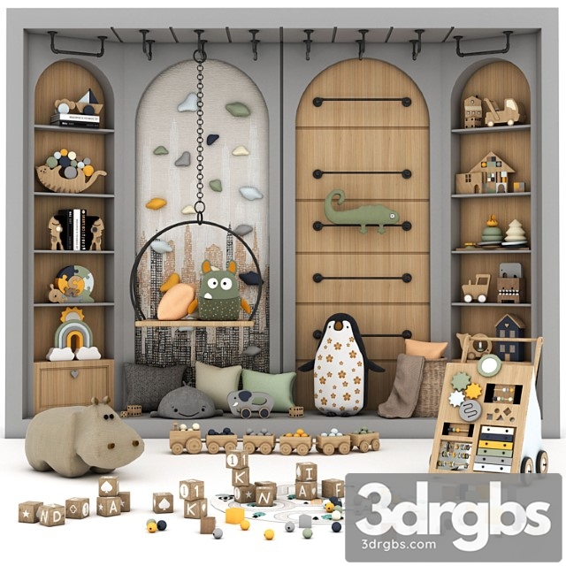 Toys and furniture set - thumbnail 1