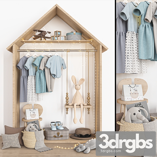 Wardrobe 130 3dsmax Download - thumbnail 1