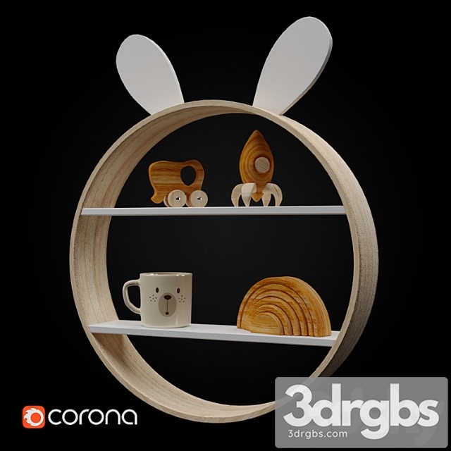 Zara home rabbit board 3dsmax Download - thumbnail 1