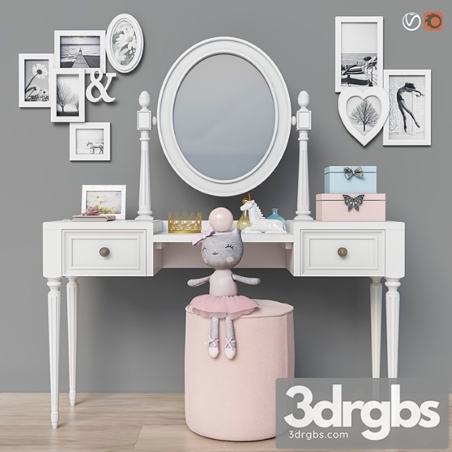 Dressing Table 2 Options for Children for Adults Set 19 - thumbnail 1