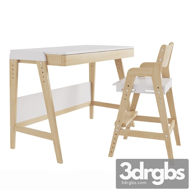 Growing table and chair for woody baby - thumbnail 1