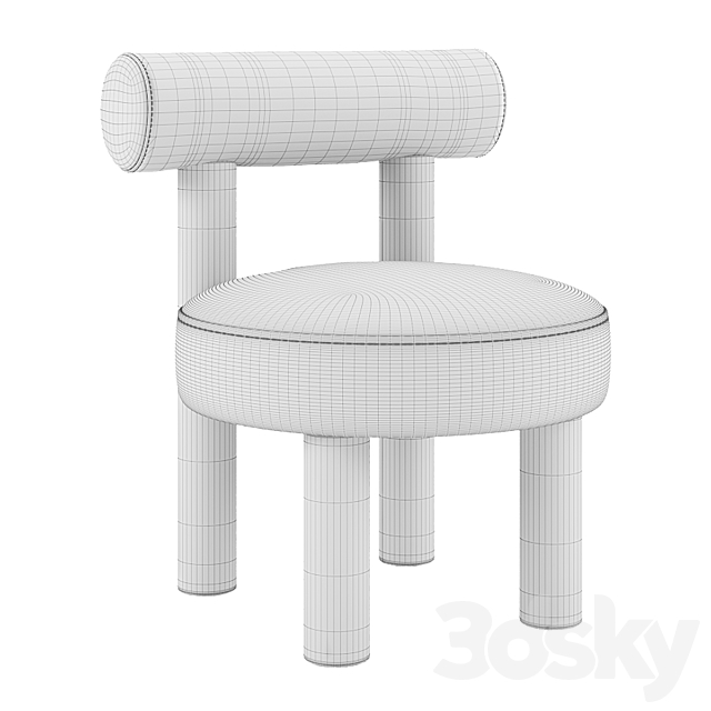 children’s chair BABY GROPIUS CS1 3DS Max Model - thumbnail 4