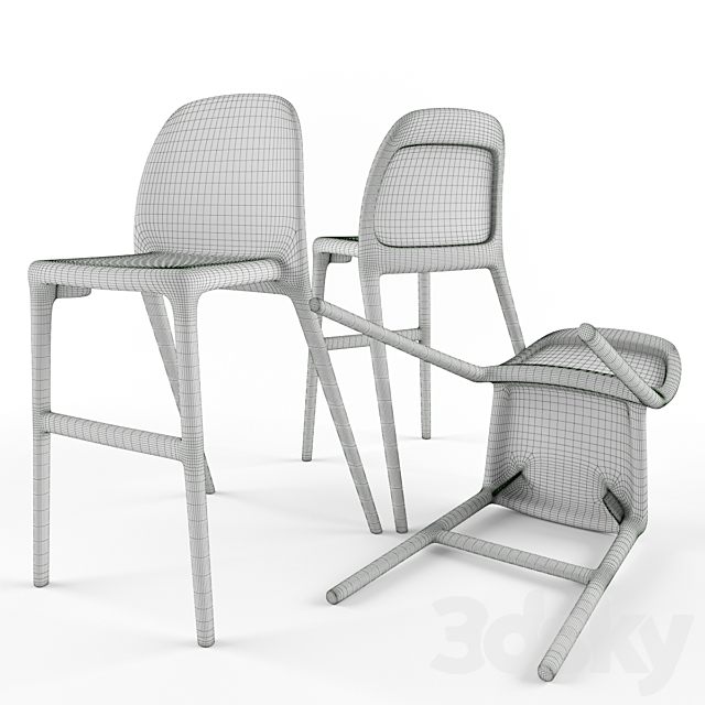 Children’s chair IKEA URBAN 3DSMax File - thumbnail 2