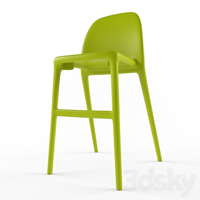 Children’s chair IKEA URBAN 3DSMax File - thumbnail 3