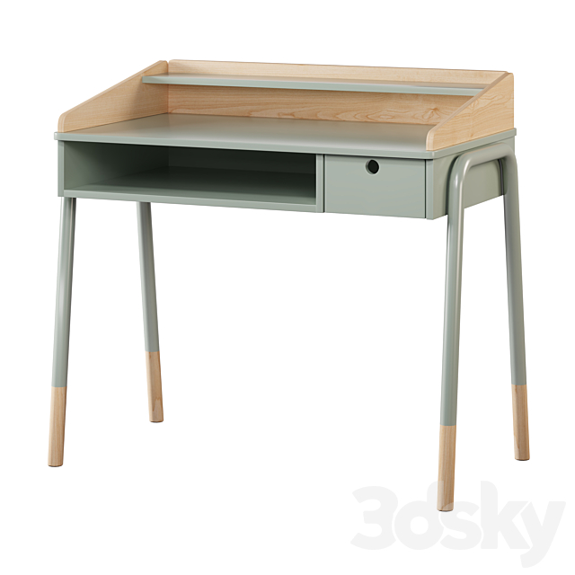 Children’s desk set01 3DS Max Model - thumbnail 4