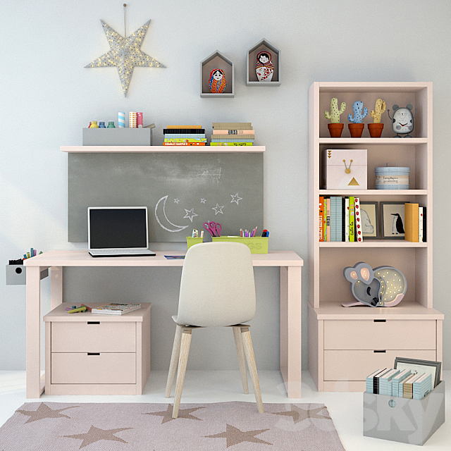 Children’s furniture Asoral 01 3DSMax File - thumbnail 1