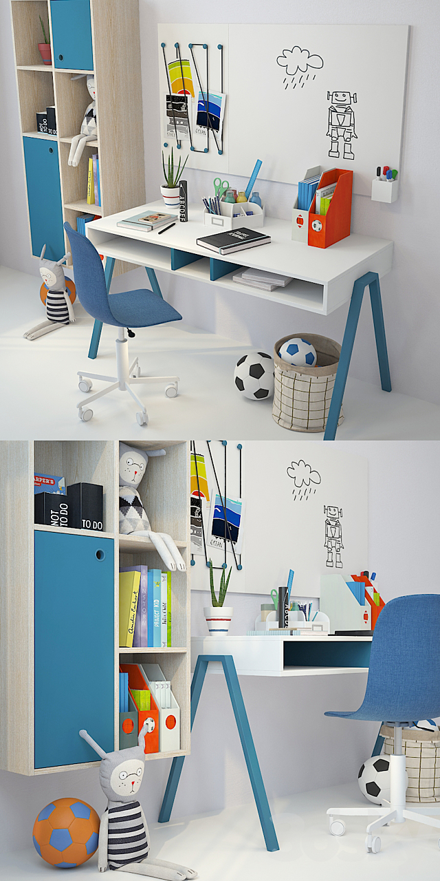 Children’s furniture Nidi 02 3DSMax File - thumbnail 2