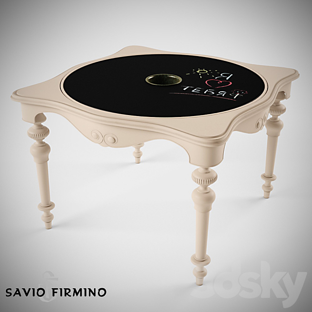 Children’s table and chairs Savio Firmino 3DS Max Model - thumbnail 2