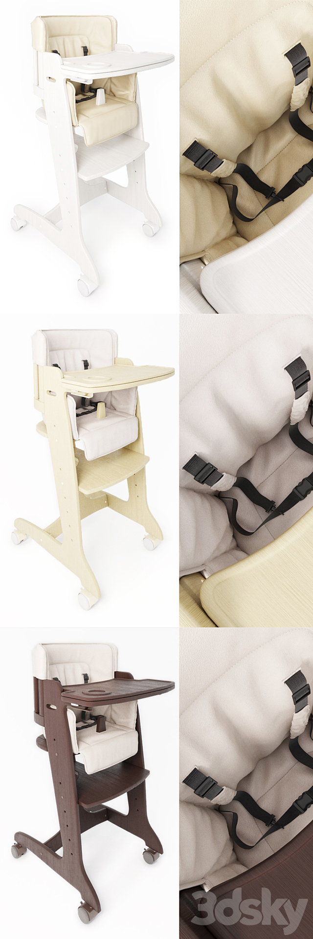 ComfortBaby SmartChair 3DS Max Model - thumbnail 2