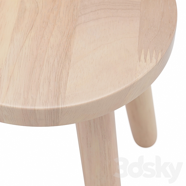 Dilcia Stool 3DS Max Model - thumbnail 3