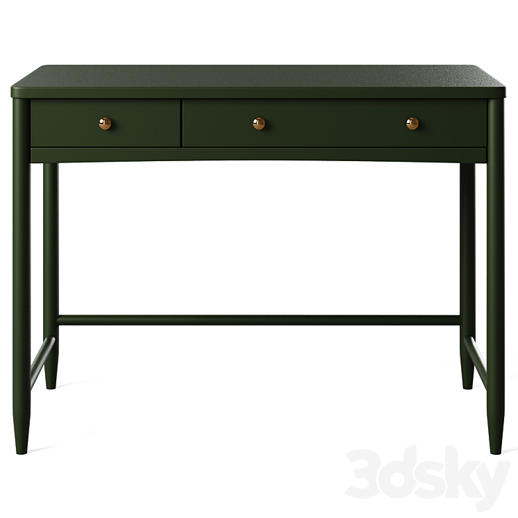 Hampshire Kids Desk by Crate and Barrel \/ Crate and Kids 3DS Max - thumbnail 2