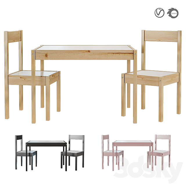 Ikea Lätt Lett 3ds Max - thumbnail 1