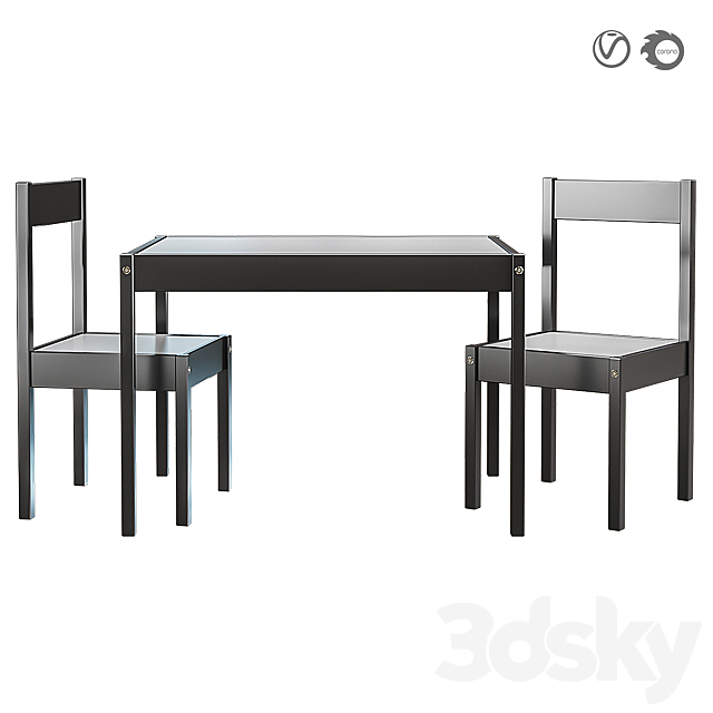 Ikea Lätt Lett 3ds Max - thumbnail 2