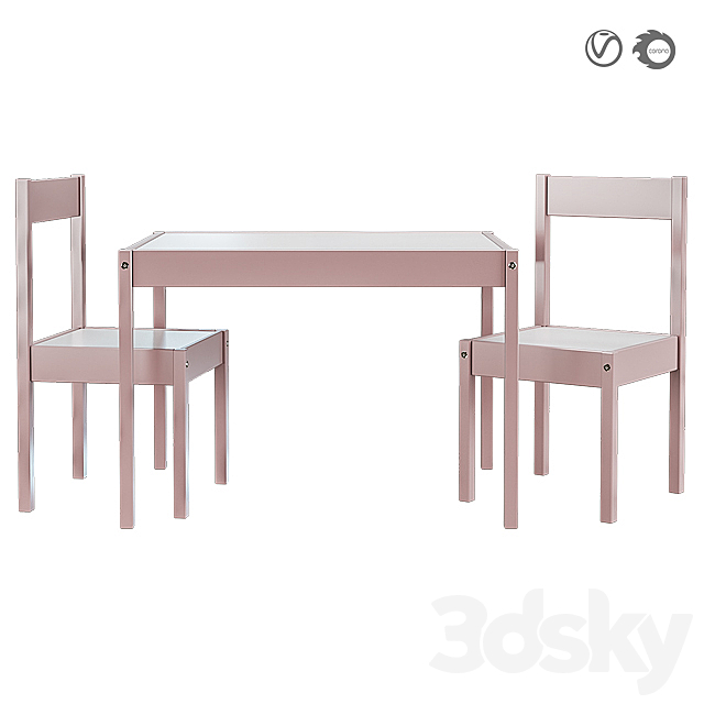 Ikea Lätt Lett 3ds Max - thumbnail 3