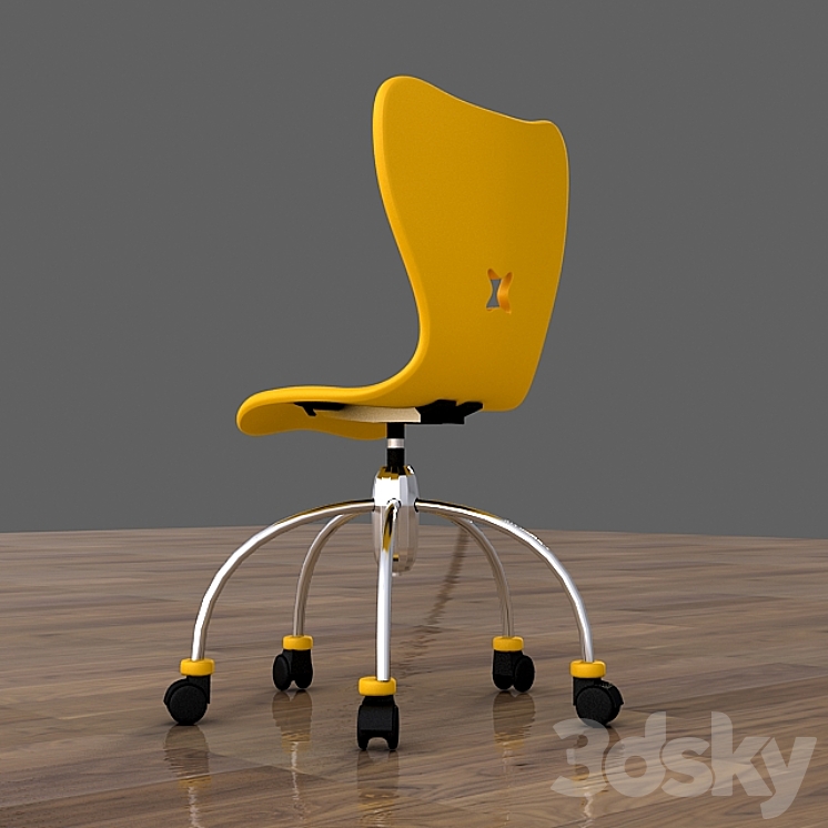 Kids_Chair_01 3DS Max - thumbnail 2