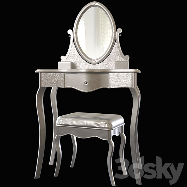 Maisons du Monde Diamant Children’s Dressing Table 3DSMax File - thumbnail 1