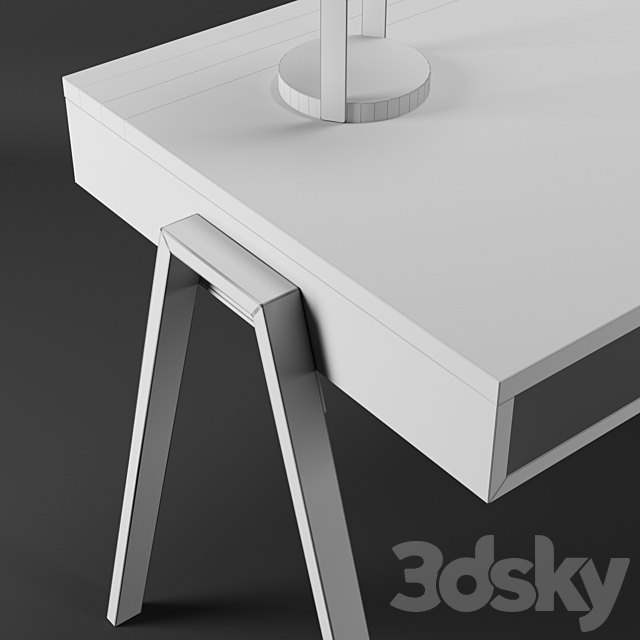 nidi vanny desk 3DSMax File - thumbnail 2