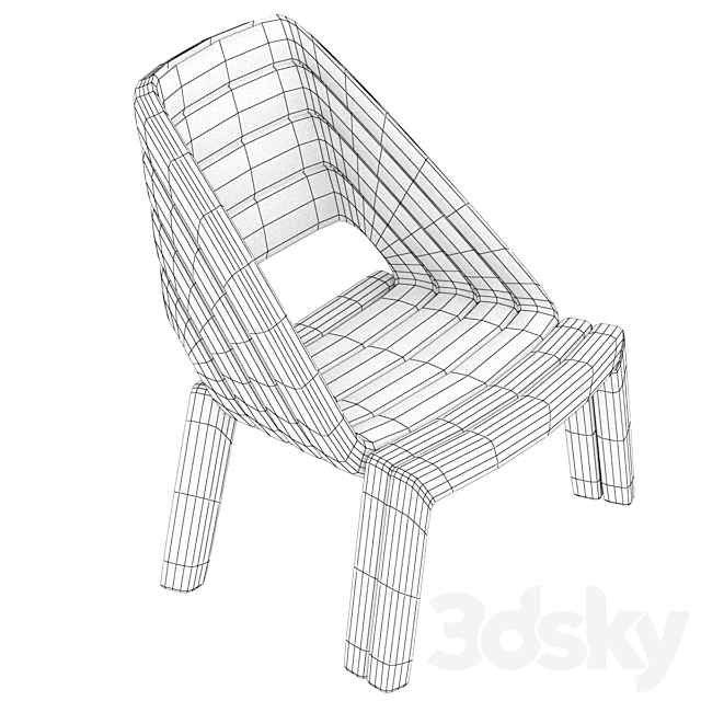 Nuance Lounge Chair by Luca Nichetto 3DSMax File - thumbnail 2