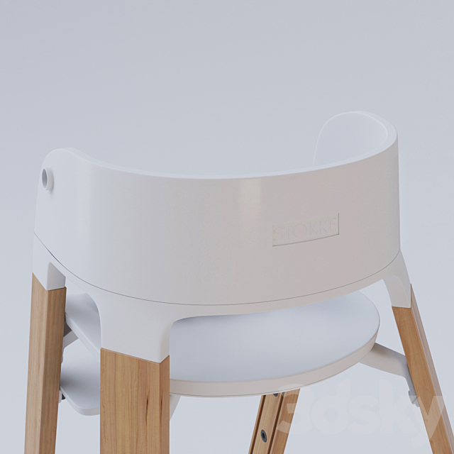 Stokke Steps Chair 3ds Max - thumbnail 3