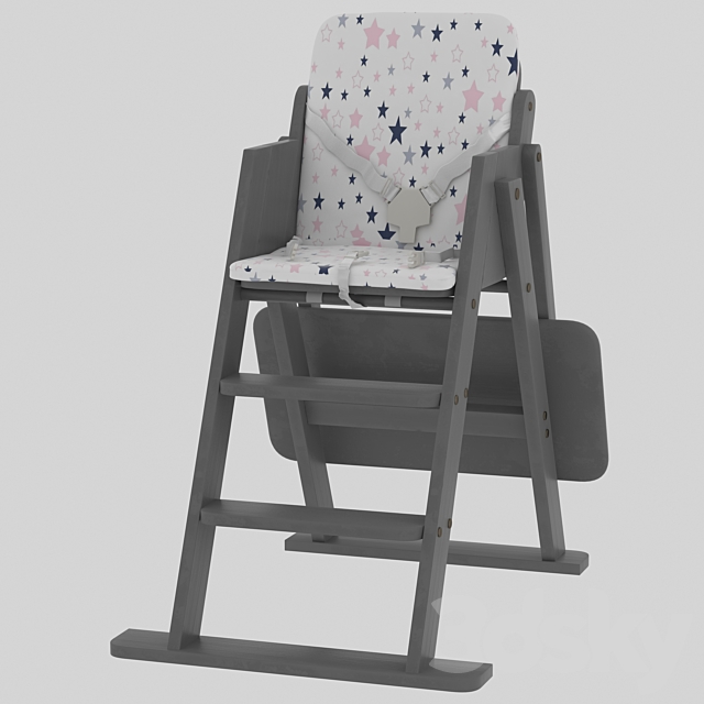 Stool for feeding Ommi Creo 3DS Max Model - thumbnail 2