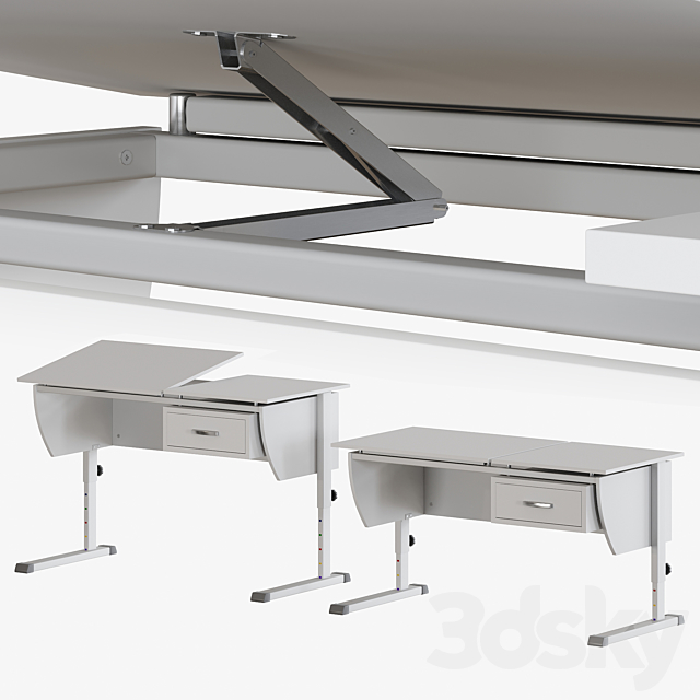 Student table Posture 120 Hoff 3DSMax File - thumbnail 3