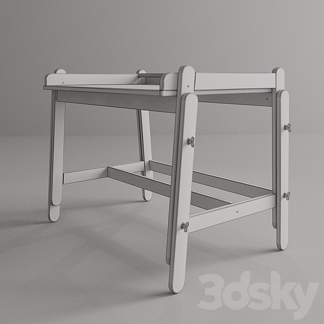 Table Flisat IKEA 3ds Max - thumbnail 2