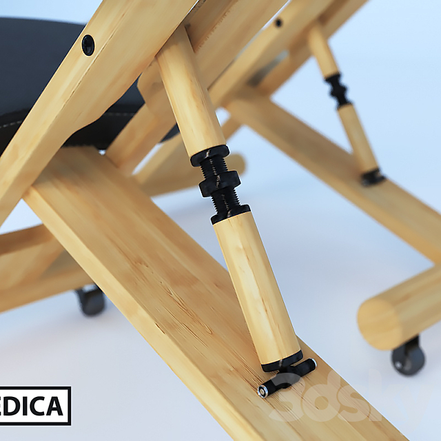 US MEDICA Zero Mini. Chair for perfect posture 3DSMax File - thumbnail 2