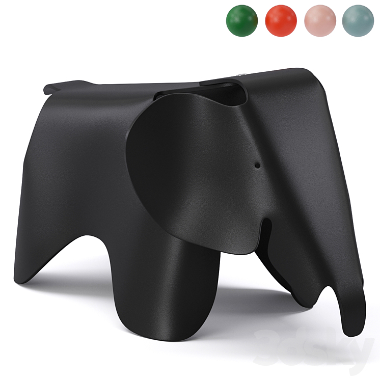 Vitra eames elephant 3DS Max Model - thumbnail 1