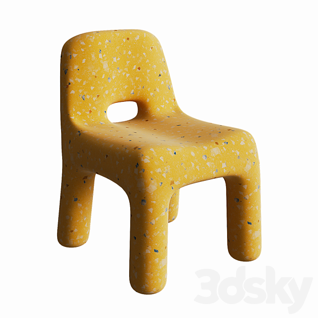 Waterproof toddler chair 3ds Max - thumbnail 1