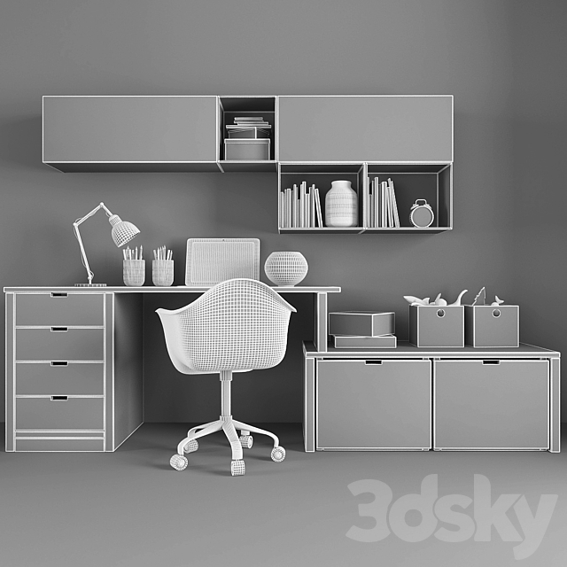 Workzone set 036 3DS Max Model - thumbnail 3