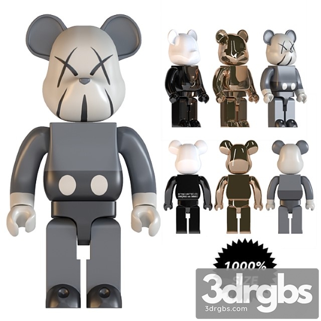 Bearbrick size 1000% - thumbnail 1