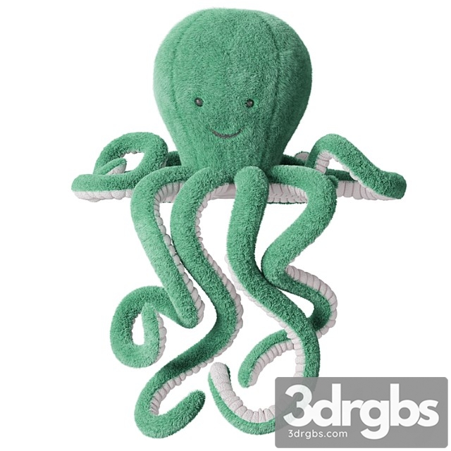 Crate kids jellycat storm octopus large for shelf - thumbnail 1