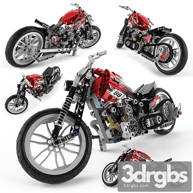 Lego technic motorbike alternative - thumbnail 1