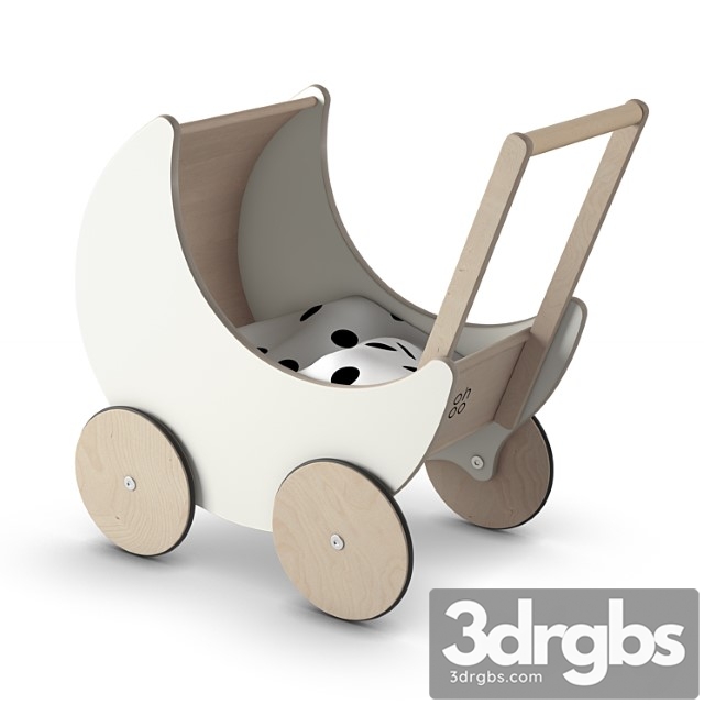 Ooh Noo Toy Pram - thumbnail 1