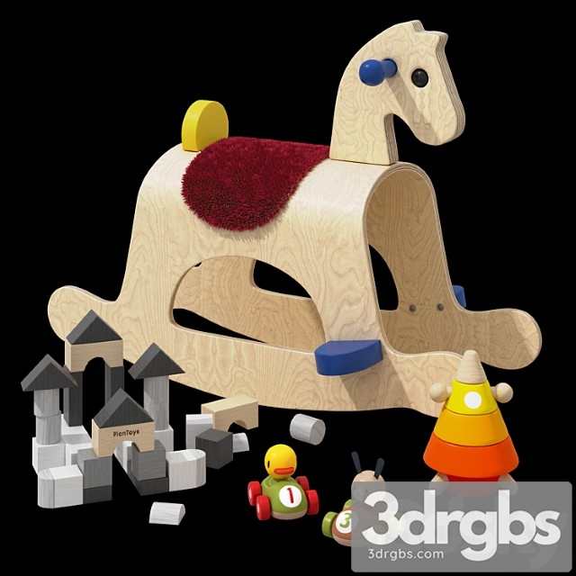 Set of Wooden Toys Plan Toys - thumbnail 1