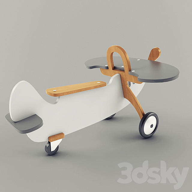 airplane toy 3DSMax File - thumbnail 2