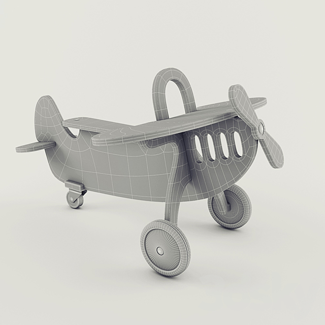 airplane toy 3DSMax File - thumbnail 3