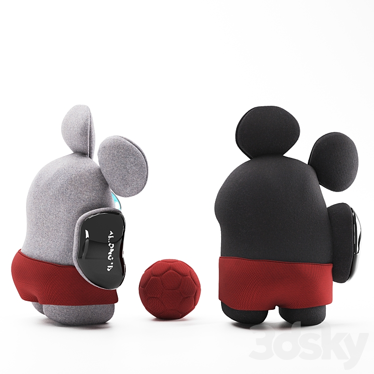 among us mickey mouse 3DS Max - thumbnail 2