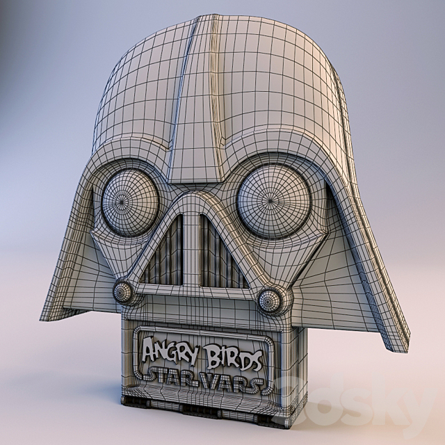 Angry Birds Star Wars II Telepods Toy Box 3DS Max Model - thumbnail 2