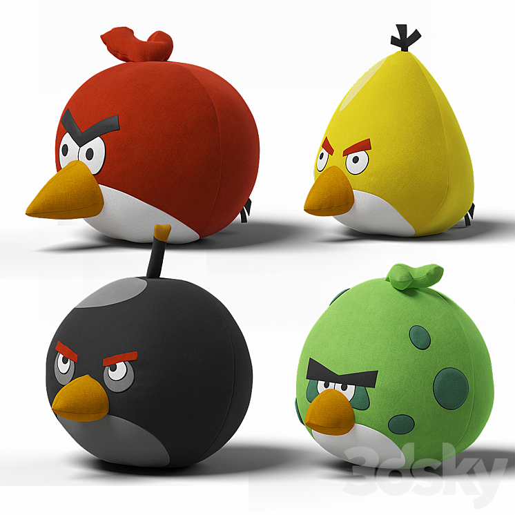 Angry Birds Toys 3DS Max - thumbnail 1