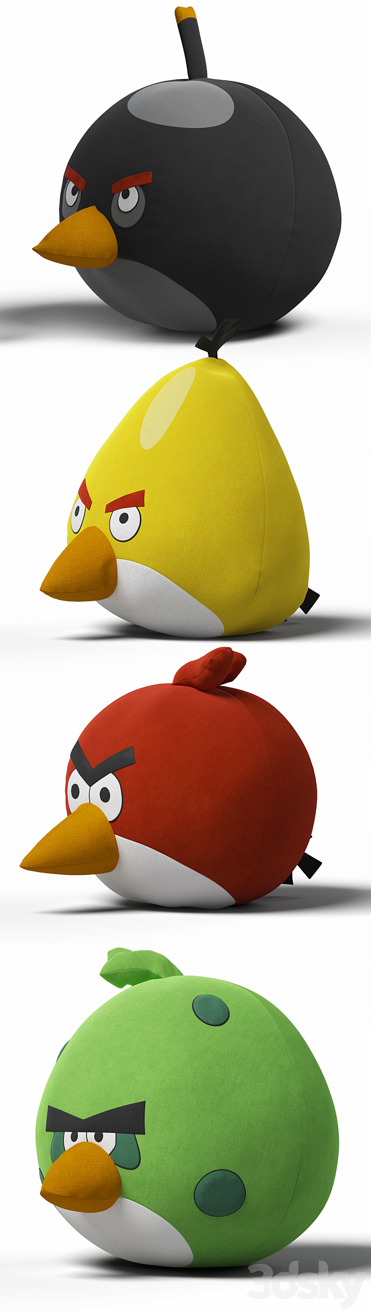 Angry Birds Toys 3DS Max - thumbnail 2