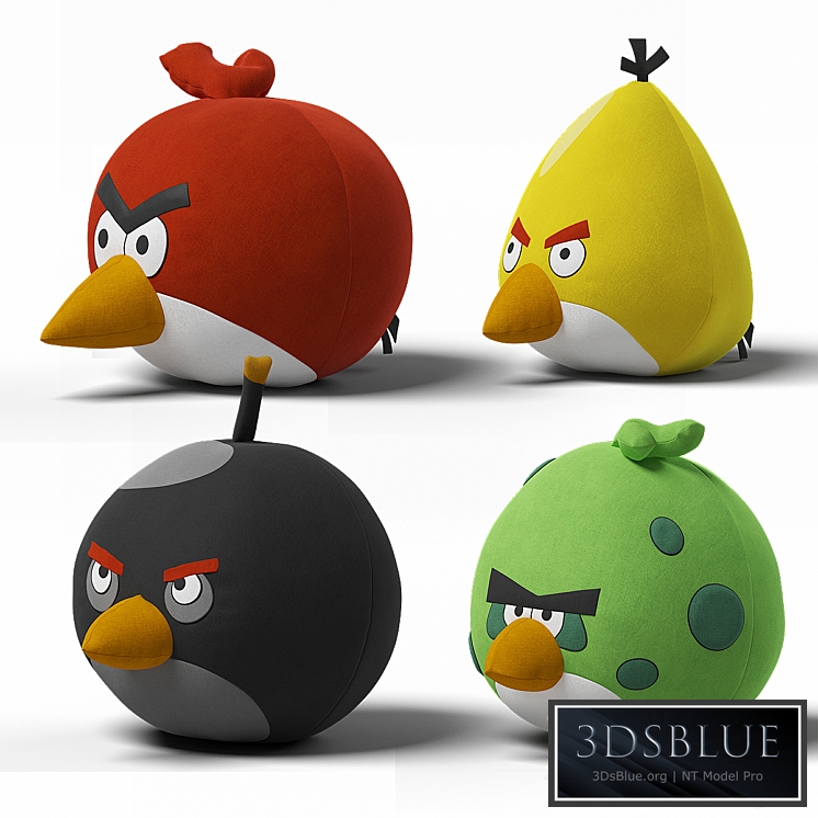 Angry Birds Toys 3DS Max - thumbnail 3