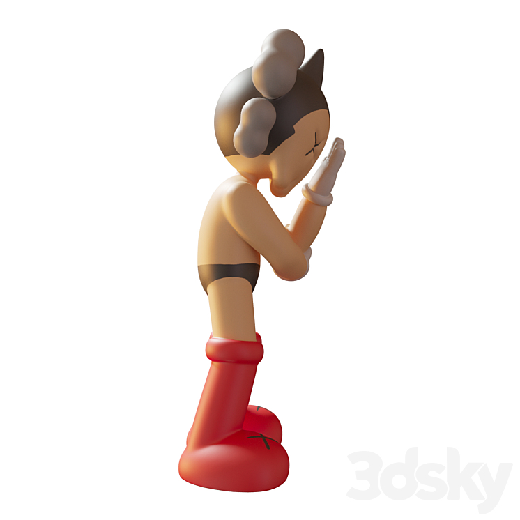 Astroboy KAWS 3DS Max - thumbnail 2