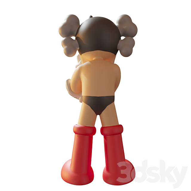 Astroboy KAWS 3DS Max Model - thumbnail 3