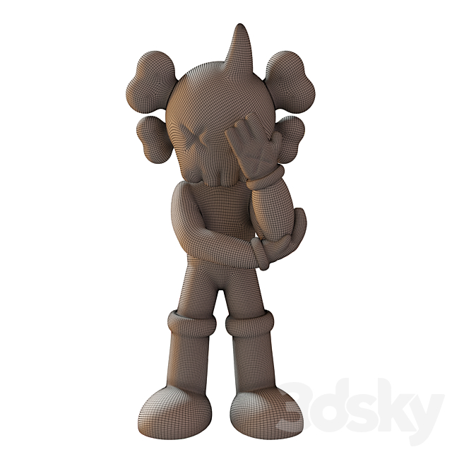 Astroboy KAWS 3DS Max Model - thumbnail 4